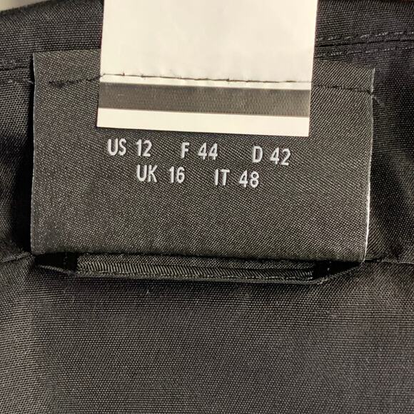 AKRIS Size 12 Black Silk Zip Up Coat - Picture 6 of 8